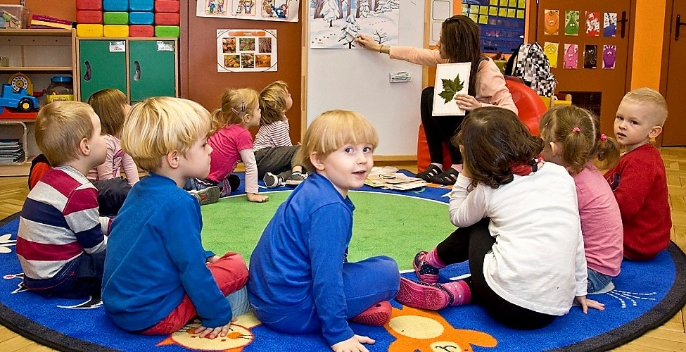 What does language learning in a language preschool look like?